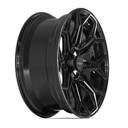 22x9 4P83 Gloss Black - 6x135 + 6x139.7 +12ET