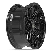 22x9 4P83 Gloss Black - 6x135 + 6x139.7 +12ET
