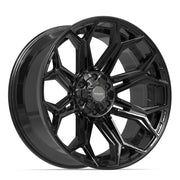 22x10 4P83 Gloss Black - 6x135 + 6x139.7 -18ET