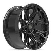 22x10 4P83 Gloss Black - 6x135 + 6x139.7 -18ET