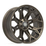 Set(4) 22x10 4P83 Satin Bronze - 6x135 &amp; 6x139.7 -18ET
