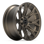 Set(4) 22x10 4P83 Satin Bronze - 6x135 &amp; 6x139.7 -18ET with 33x12.50r22 Sailun TerraMax RT Tires