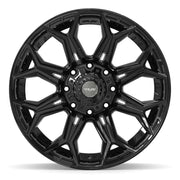 22x10 4P83 Gloss Black - 8x180 -18ET