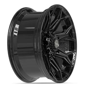 Set(4) 22x10 4P83 Gloss Black - 8x180 -18ET