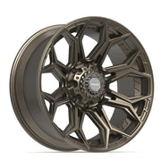 Set(4) 22x10 4P83 Satin Bronze - 8x180 -18ET