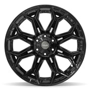 Set(4) 22x12 4P83 Gloss Black - 6x135 &amp; 6x139.7 -44ET