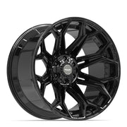Set(4) 22x12 4P83 Gloss Black - 6x135 &amp; 6x139.7 -44ET