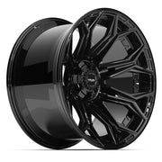 Set(4) 22x12 4P83 Gloss Black - 6x135 &amp; 6x139.7 -44ET