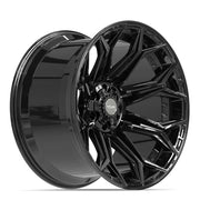 Set(4) 22x12 4P83 Gloss Black - 6x135 &amp; 6x139.7 -44ET