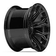 Set(4) 22x12 4P83 Gloss Black - 6x135 &amp; 6x139.7 -44ET