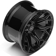 22x12 4P83 Gloss Black - 6x135 + 6x139.7 -44ET
