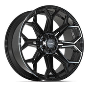 24x10 4P83 Gloss Black - 6x135 + 6x139.7 +18ET