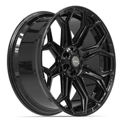 Set(4) 24x10 4P83 Gloss Black - 6x135 &amp; 6x139.7 +18ET with 295/35r24 Ironman iMove GEN 2 Tires
