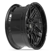 Set(4) 22x10 4PL28 Gloss Black - 6x135 &amp; 6x139.7 -18ET