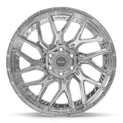 Set(4) 22x10 4PL28 Chrome - 6x135 &amp; 6x139.7 -18ET with 33x12.50r22 TBB TS-57 RT Tires &amp; TPMS