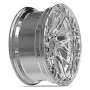 22x10 4PL28 Chrome - 6x135 + 6x139.7 -18ET