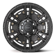 Set(4) 18x9 4PS01 Satin Black - 6x135 &amp; 6x139.7 -6ET with 275/65r18 Ironman All Country AT-X Tires