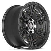 Set(4) 18x9 4PS01 Satin Black - 6x135 &amp; 6x139.7 -6ET