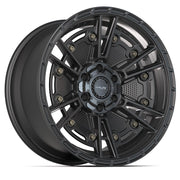 Set(4) 20x9 4PS01 Satin Black - 6x135 &amp; 6x139.7 -6ET with 275/55r20 TBB TS-37 AT Tires