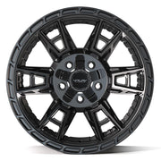 Set(4) 17x9 4PS20 Satin Black - 5x127 &amp; 5x139.7 -6ET with 33x12.50r17 Sailun TerraMax RT Tires &amp; TPMS