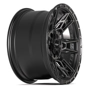 Set(4) 17x9 4PS20 Satin Black - 5x127 &amp; 5x139.7 -6ET