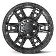 Set(4) 17x9 4PS20 Satin Black - 6x135 &amp; 6x139.7 +18ET with 33x12.50r17 Sailun TerraMax RT Tires &amp; TPMS