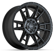 Set(5) 20x9 4PS20 Satin Black - 5x127 &amp; 5x139.7 +18ET with 275/55r20 Goodyear Eagle LS2 Tires &amp; TPMS