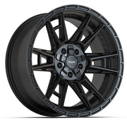 Set(5) 20x9 4PS20 Satin Black - 5x127 &amp; 5x139.7 -6ET with 275/55r20 Bridgestone Dueler Alenza HL Plus Tires