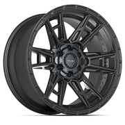 Set(4) 20x9 4PS20 Satin Black - 6x135 &amp; 6x139.7 -6ET with 275/55r20 TBB TS-37 AT Tires