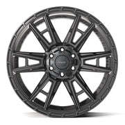 Set(4) 22x10 4PS20 Satin Black - 6x135 &amp; 6x139.7 +24ET with 285/45r22 Ironman iMove GEN 2 SUV Tires &amp; TPMS