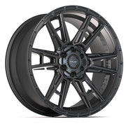 Set(4) 22x10 4PS20 Satin Black - 6x135 &amp; 6x139.7 +24ET with 33x12.50r22 TBB TS-57 RT Tires