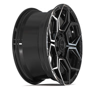 20x9 4PS26 Gloss Black Brushed with Tinted Clear - 6x135 + 6x139.7 +18ET