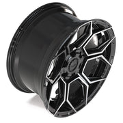 20x9 4PS26 Gloss Black Brushed with Tinted Clear - 6x135 + 6x139.7 -6ET
