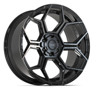 22x10 4PS26 Gloss Black Brushed with Tinted Clear - 6x135 + 6x139.7 +0ET