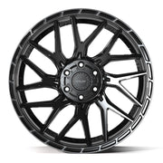 22x10 4PS28 Gloss Black Brushed with Tinted Clear - 6x135 + 6x139.7 +0ET