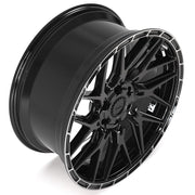 22x10 4PS28 Gloss Black Brushed with Tinted Clear - 6x135 + 6x139.7 +0ET