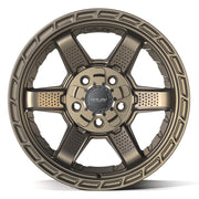 Set(4) 17x9 4PS63 Satin Bronze - 5x127 &amp; 5x139.7 -6ET with 33x12.50r17 TBB TS-57 RT Tires