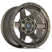Set(4) 17x9 4PS63 Satin Bronze - 6x135 &amp; 6x139.7 -6ET with 265/70r17 Sailun TerraMax AT2 Tires
