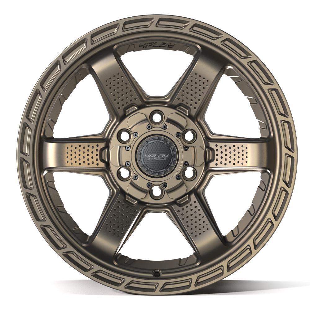 4PLAY 4PS63 18x9 6x135 + 6x139.7 -6et Satin Bronze Wheel – 4PLAY
