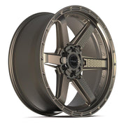 Set(4) 22x9 4PS63 Satin Bronze - 6x135 &amp; 6x139.7 -6ET with 285/45r22 Goodyear Eagle Touring Tires