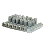 24 Chrome 1/2"x20 Car/Jeep Spline Lug KIT