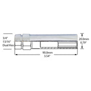 Replacement Key for 6-Spline Drive Lug Kits for CAR