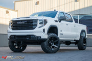 GMC 1500 SIERRA DENALI 4PLAY WHEELS RIMS 4P60 22X12 35X12.5X22 NITTO TIRES 6 INCH ROUGH COUNTRY LIFT BY KRIETZ CUSTOMS