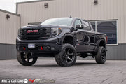 GMC 1500 SIERRA DENALI 4PLAY WHEELS RIMS 4P63 22X12 35X12.5X22 NITTO TIRES 6 INCH ROUGH COUNTRY LIFT BY KRIETZ CUSTOMS