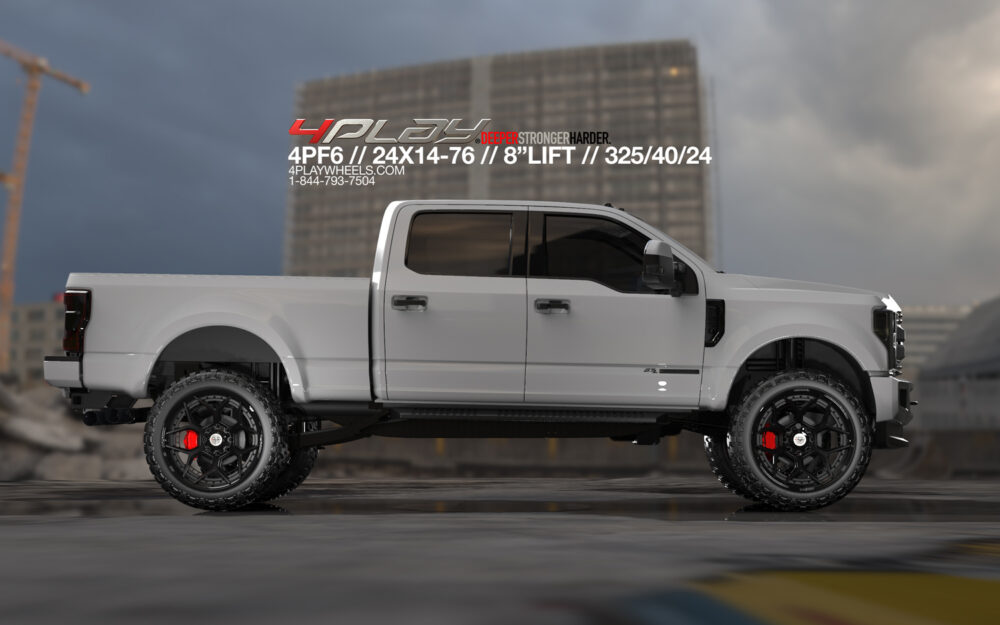 FORD F250 4PLAY WHEELS FORGED SERIES 24X14 4PF6
