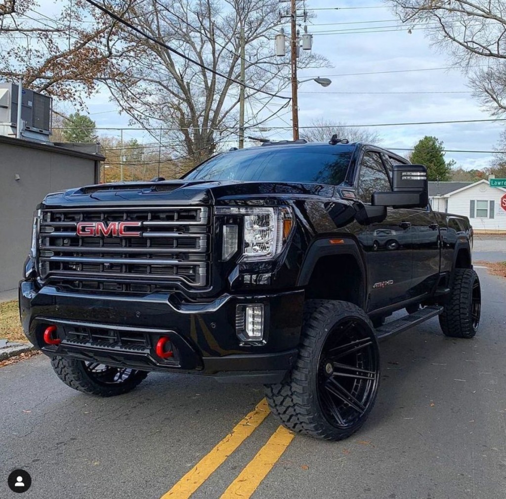 GMC Sierra AT4 2500 HD with 24×14 Wheels 4PF8 Forged on 33×14.5×24 ...
