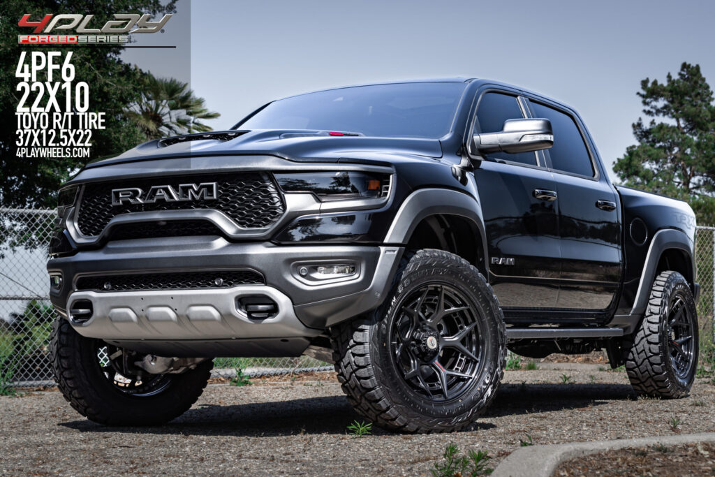 Dodge Ram with 22×10 Wheels 4PF6 Forged and 37×12.5×22