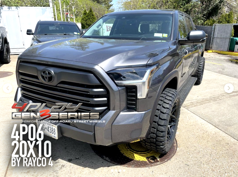 Off Road Wheels for Grey Toyota Tundra