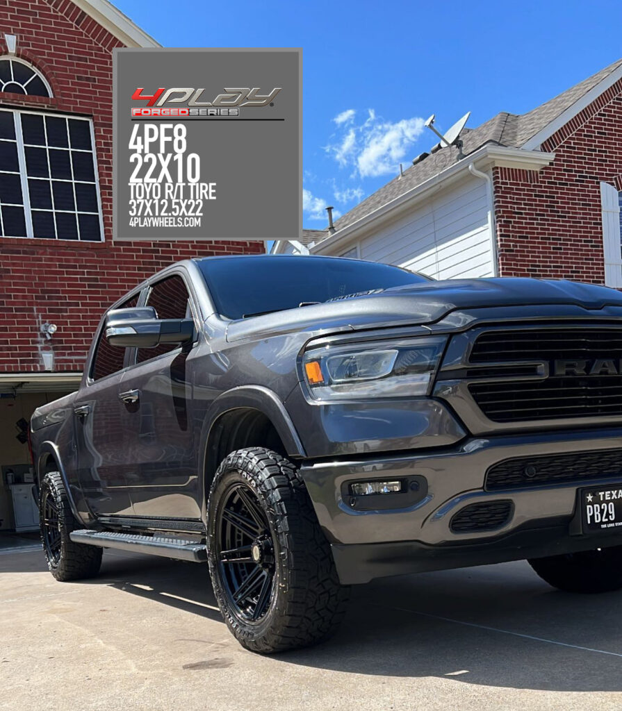 Dodge Ram with 22x10 Wheels 4PF8 Forged