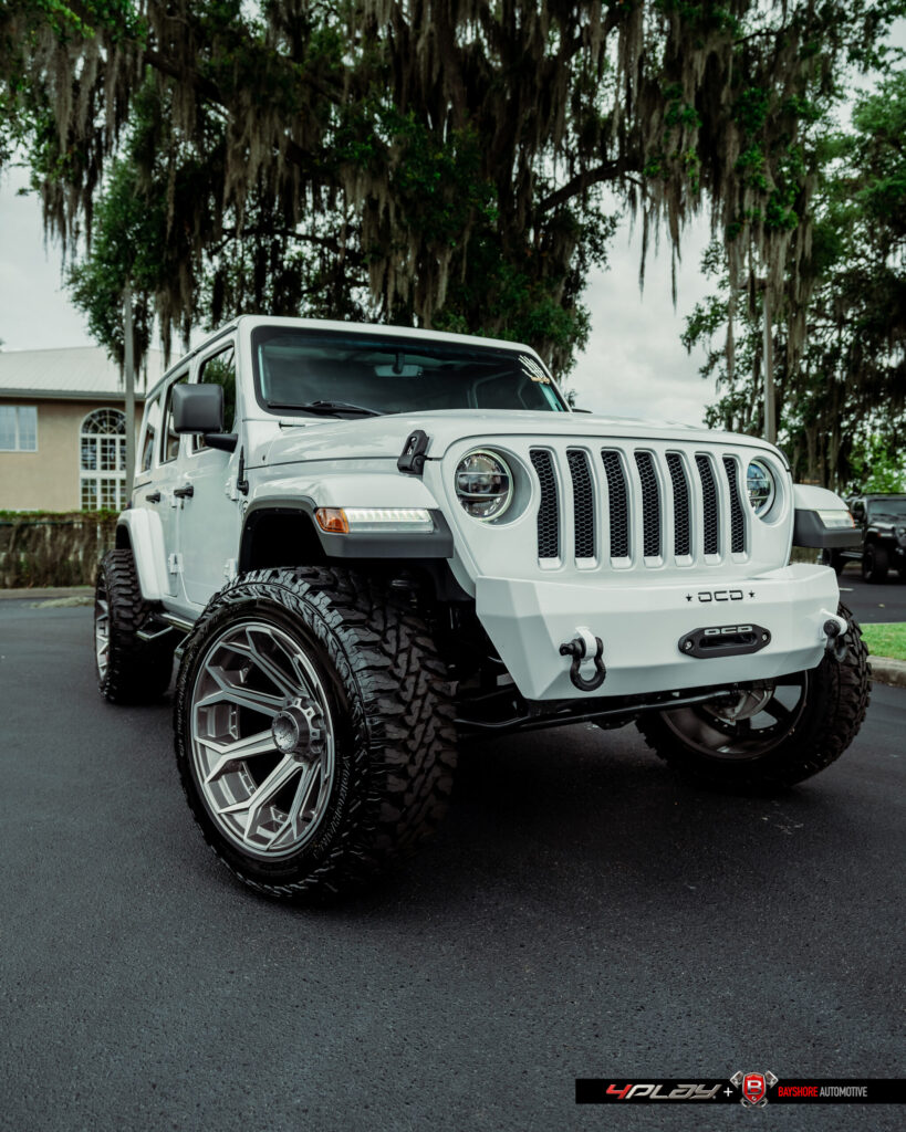 Jeep Wrangler with 22×10 Wheels 4P80 Gen 2 and 35××22 Tires – 4PLAY  Wheels
